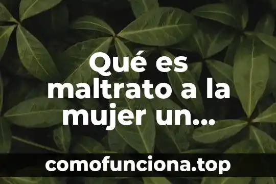 Que es ser mujer filosofia 7 Qué es maltrato a la mujer un análisis