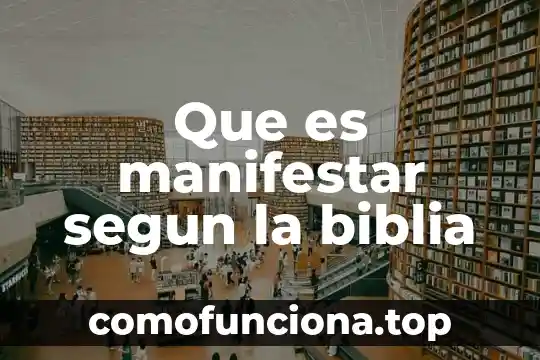 Qué es el día de la expiación en la Biblia 3 Que es manifestar segun la biblia