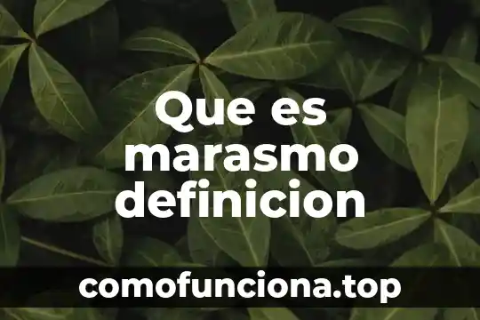Que es identidad social definicion 6 Que es marasmo definicion