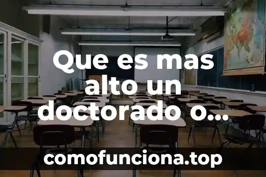 En ingenieria de software que es un programa 5 Que es mas alto un doctorado o ingenieria