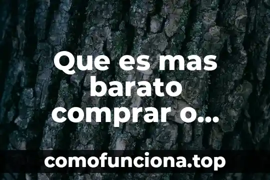 Que es mas barato visitar estados unidos o canada 8 Que es mas barato comprar o hacer un compresor