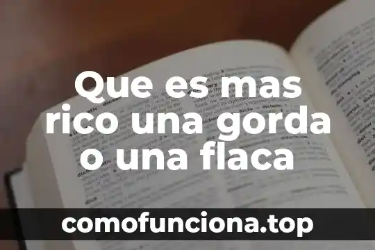 Que es ser rico en mexico 5 Que es mas rico una gorda o una flaca