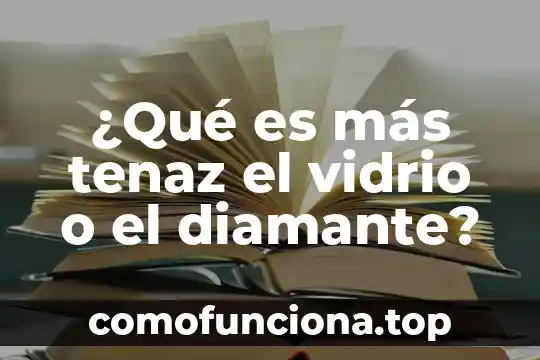 Que es un diamante pluvial arquitectura 7 ¿Qué es más tenaz el vidrio o el diamante?