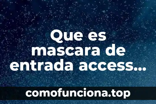 Que es un fetiche y ejemplos de mujeres 4 Que es mascara de entrada access ejemplos