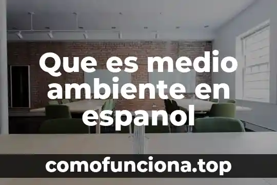 Que es un compuesto español utilizando elementos latinos 8 Que es medio ambiente en espanol