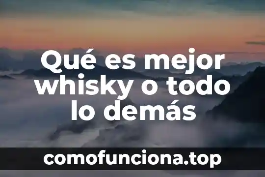 No todo lo que es lícito es honesto significado 3 Qué es mejor whisky o todo lo demás