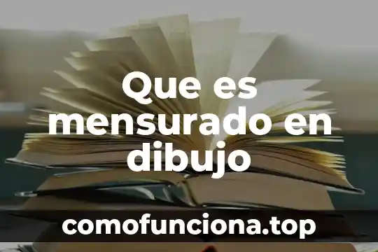 Que es figura en dibujo mecanico 6 Que es mensurado en dibujo