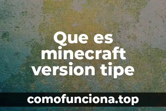 Que es version de juego fragua en minecraft 4 Que es minecraft version tipe