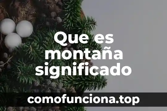 Que es illuminati significado 7 Que es montaña significado