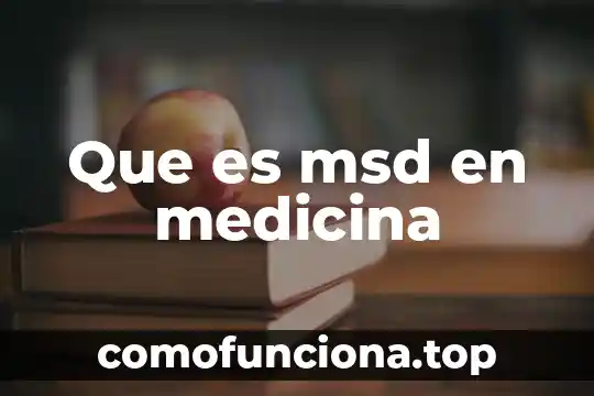 Qué es la conciencia en medicina 8 Que es msd en medicina