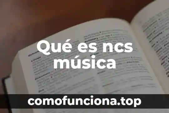 Qué es música slasa 6 Qué es ncs música