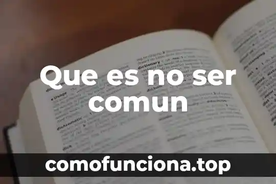 Que es ser gameplay 4 Que es no ser comun