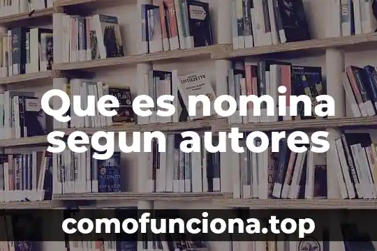 Que es un trastorno de personalidad segun autores 5 Que es nomina segun autores
