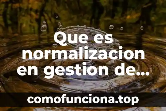 Paradigma que es gesti贸n de proyectos de software 8 Que es normalizacion en gestion de la calidad