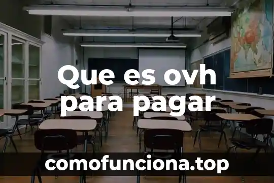 Qué es banza comercial 7 Que es ovh para pagar