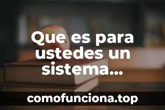 Qué es el tallo de una planta 7 Que es para ustedes un sistema economico