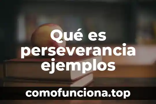 Que es conocimiento intuitivo diccionario 3 Qué es perseverancia ejemplos
