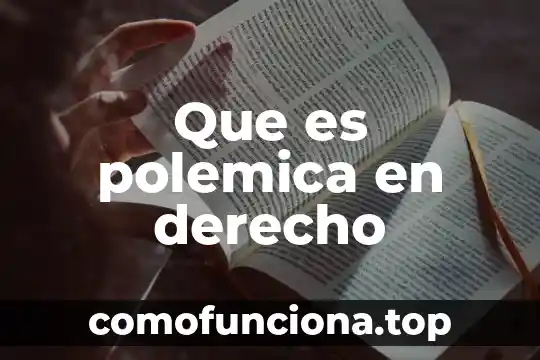 Qué es derecho y qué es justicia 7 Que es polemica en derecho