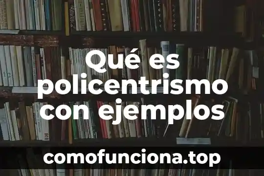 Qué es número de referencia PM0000000 7 Qué es policentrismo con ejemplos
