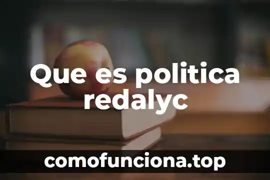 Que es el estado del arte redalyc 3 Que es politica redalyc