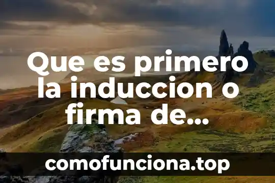 Qué es la firma digital en el comercio electrónico 5 Que es primero la induccion o firma de contrato