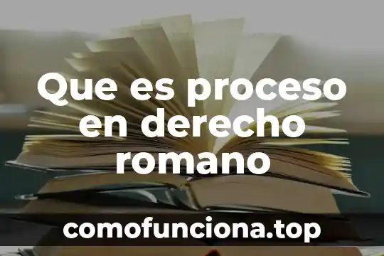 Que es nombre de dominio en derecho romano 5 Que es proceso en derecho romano