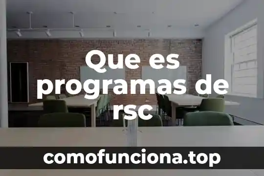Que es un nemotécnico en programacion 7 Que es programas de rsc