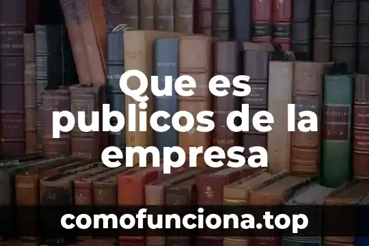 Qué es el nombre fiscal de una empresa 7 Que es publicos de la empresa