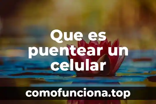 Que es linaje celular 7 Que es puentear un celular