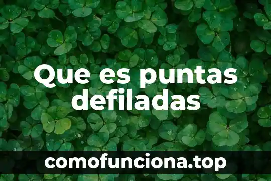 Qué es arte kitsch 5 Que es puntas defiladas