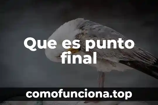 Que es el punto de equilibrio instrumentos de presupuestacion empresarial 3 Que es punto final