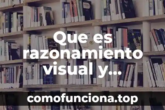 Que es el anlisis espacial 5 Que es razonamiento visual y espacial