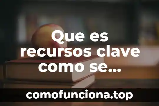 Qué es anatomía y cual es concepto 7 Que es recursos clave como se relacion con el cliente