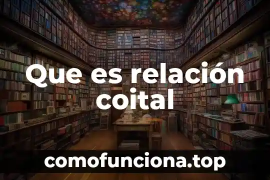 Que es un grafico de relacion en metodologia 3 Que es relación coital