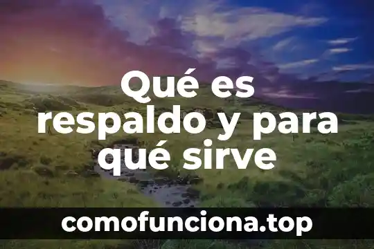 Que es respaldo de datos en lógica 8 Qué es respaldo y para qué sirve