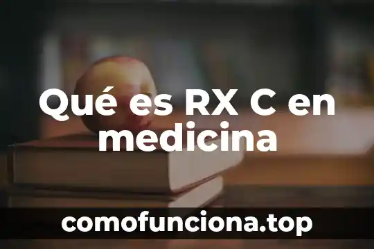 Que es el espacio de nombres c 4 QuƩ es RX C en medicina