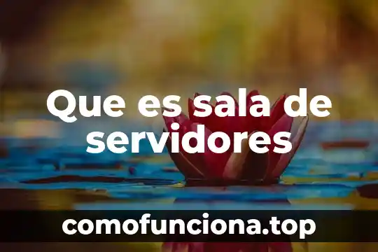 Que es un estudio de performance en servidores linux 7 Que es sala de servidores