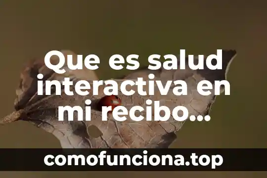 Que es la merca interactiva 5 Que es salud interactiva en mi recibo telmex