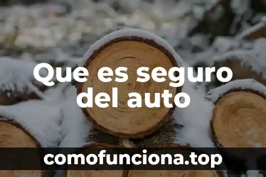 Que es la auto relacion afectiva 8 Que es seguro del auto
