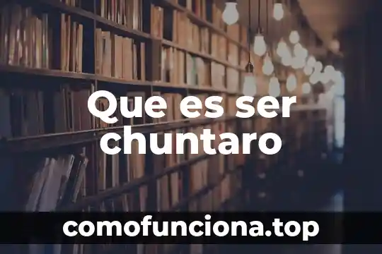 Qué es cada una de estas escalas estar ser 8 Que es ser chuntaro