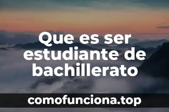 Que es lo mas ruco de ser papa 4 Que es ser estudiante de bachillerato