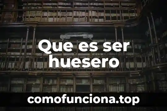 Qué es ser un ghoul 4 Que es ser huesero