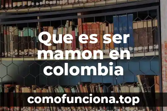 Que es erotismos diccionario 4 Que es ser mamon en colombia
