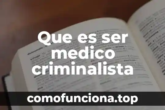 Que es ser queer yahoo 6 Que es ser medico criminalista