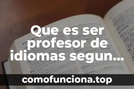 Que es la boderbisida ecosistema funciones vitales ser vivo 8 Que es ser profesor de idiomas segun autores