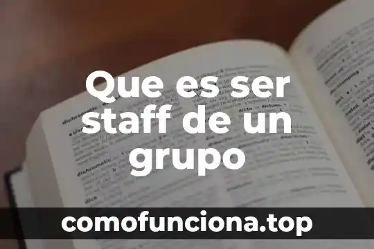 Que es ser rider profesional 8 Que es ser staff de un grupo