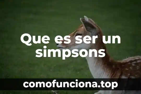 Casanova que es ser 7 Que es ser un simpsons