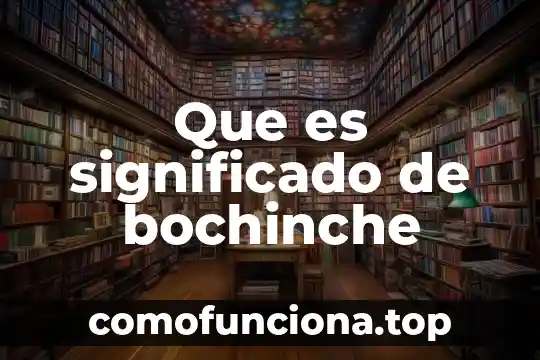 Qué es un significado artístico 4 Que es significado de bochinche