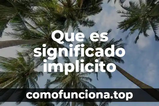 Lo que es derecho no es chipotudo significado 4 Que es significado implicito