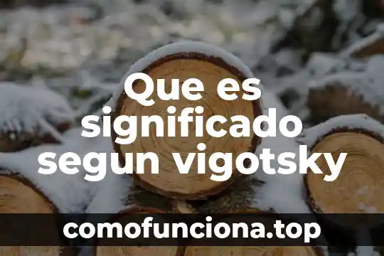 Que es estupido significado 7 Que es significado segun vigotsky